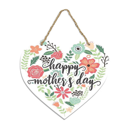 Mothers Day Gifts Mothers Day Gifts for Mom Front Door Welcome Sign - Heart-Shaped Happy Mother'S Day Sign Mothers Day Decorations O