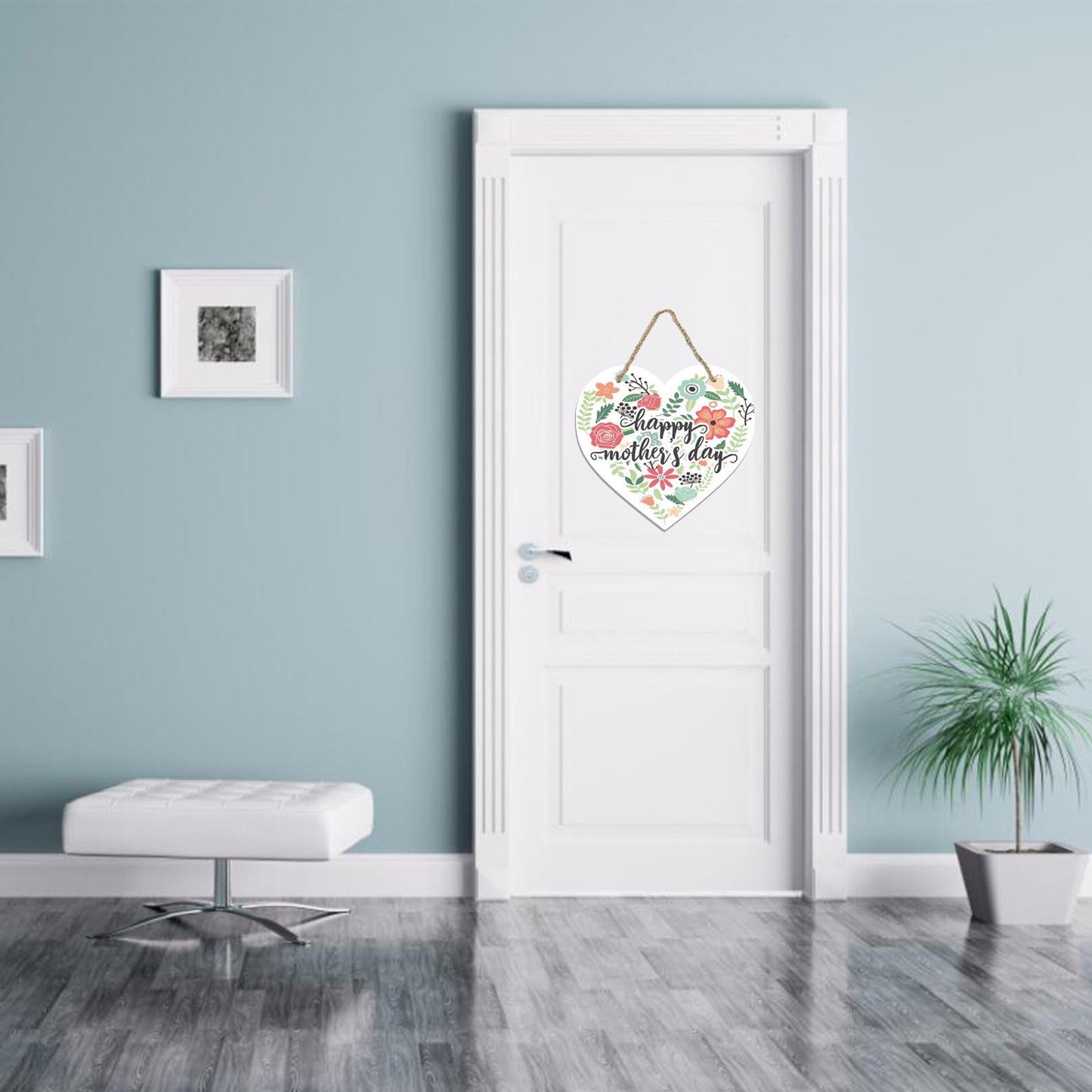 Mothers Day Gifts Mothers Day Gifts for Mom Front Door Welcome Sign - Heart-Shaped Happy Mother'S Day Sign Mothers Day Decorations O