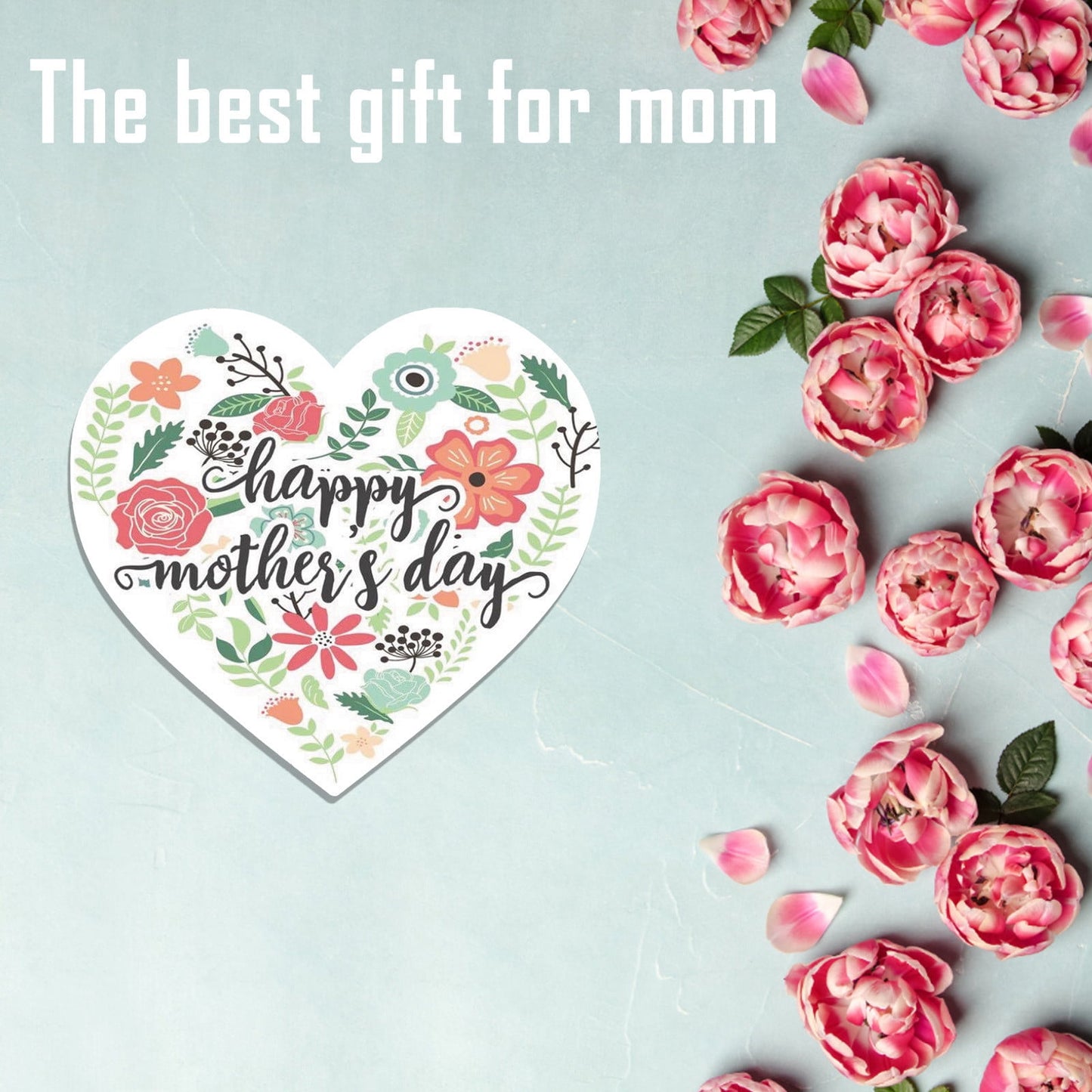Mothers Day Gifts Mothers Day Gifts for Mom Front Door Welcome Sign - Heart-Shaped Happy Mother'S Day Sign Mothers Day Decorations O