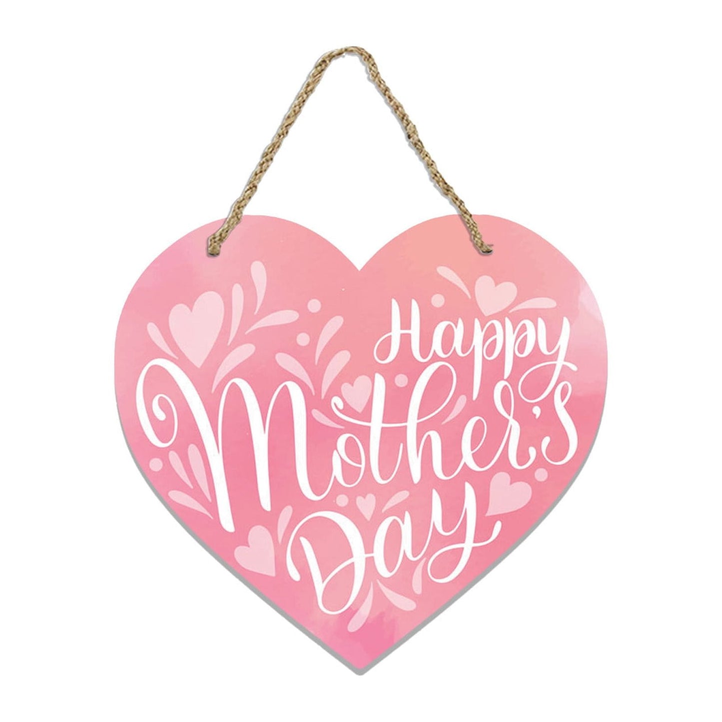 Mothers Day Gifts Mothers Day Gifts for Mom Front Door Welcome Sign - Heart-Shaped Happy Mother'S Day Sign Mothers Day Decorations P