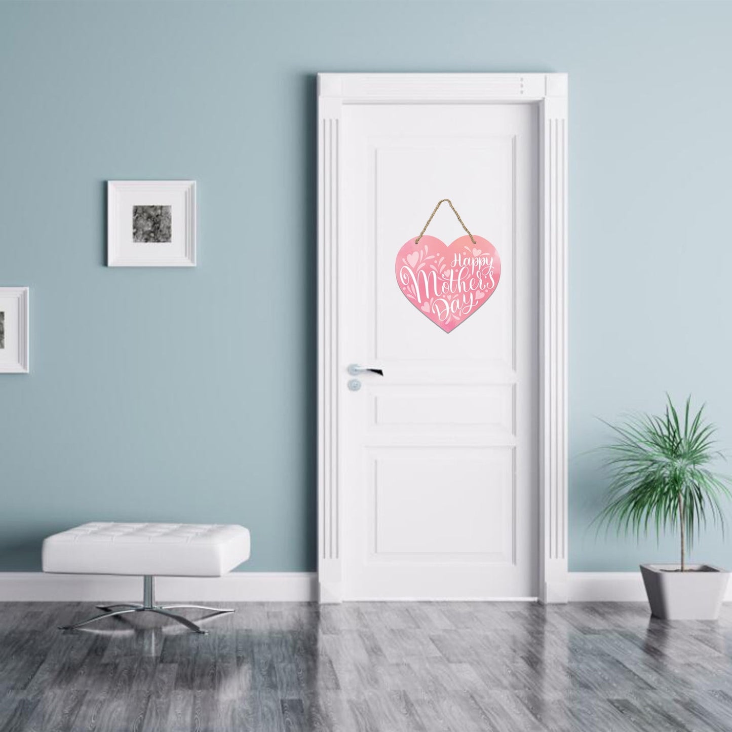 Mothers Day Gifts Mothers Day Gifts for Mom Front Door Welcome Sign - Heart-Shaped Happy Mother'S Day Sign Mothers Day Decorations P