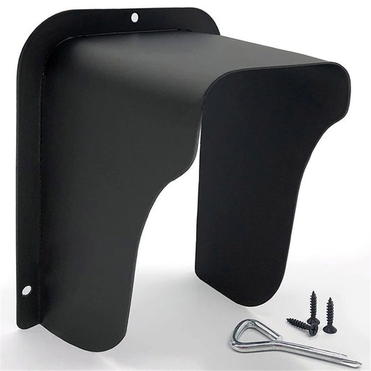 Ring Doorbell Cover Weatherproof, Large Metal Ring Doorbell Protector, Access Control Rain Cover, Outdoor Keypad Cover Protector, Ring Video Doorbell Waterproof Cover, Camera Doorbell Cover Black