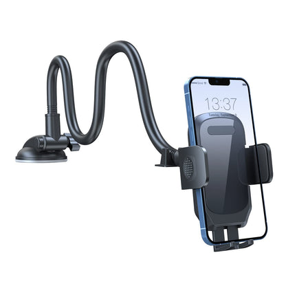 Car phone holder, dashboard/windshield/vent phone holder, gooseneck long arm holder, anti shake hands-free holder