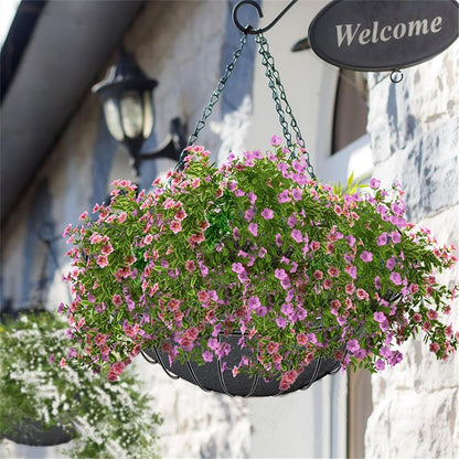 3PCS 16 Inch Round Hanging Basket Liners Fabric Hanging Plant Liners Non-Woven Planter Liners Black Felt Liners Replacement Inserts for Hanging Baskets Outdoor Plants