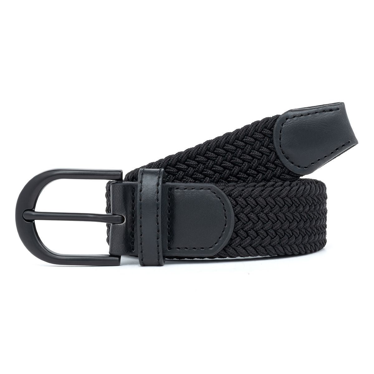 Men's Woven Belt Black 03