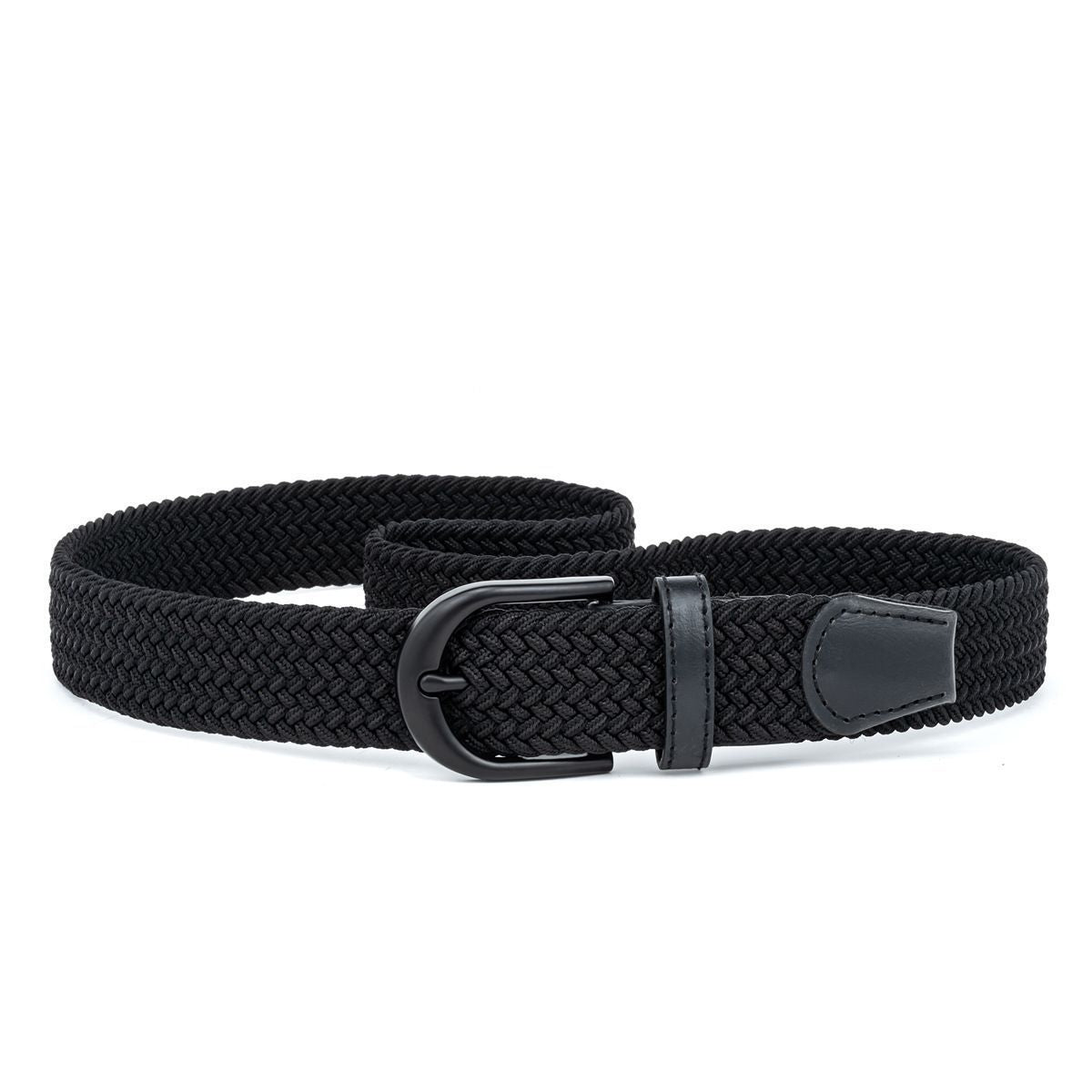 Men's Woven Belt Navy Blue 03