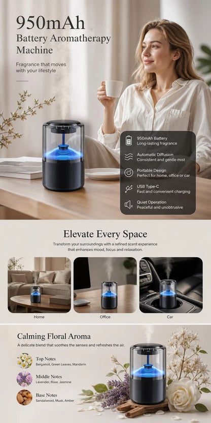 Auto Start-Stop Car Aroma Diffuser XM-ZS44, Ocean Blue, Xmas & Father’s Day Present