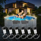 Waterproof Solar LED Pool Light, Night Light for Ground Pool Fence Decoration and Pool Accessories
