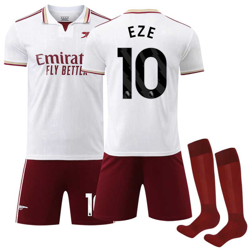 2025-2026 Arsenal Third Kids Football Shirt Kit with Socks No.10 Eberechi Eze_MGF No.10 Eze 18