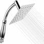 Powerful Rain Shower Head - High Pressure Rain Shower Heads - Large Square Shower Head with Chrome Finish - Universal Replacement Shower Accessories