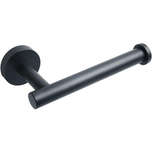 Wall Mounted Toilet Paper Holder Polished Finish 304 Stainless Steel Toilet Paper Holder, Black