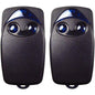 2 Pcs Flo2r-S 433.92 MHz 2-Button Electric Garage Door Remote Control, Compatible with the Nice Remote Garage Door Remote Control
