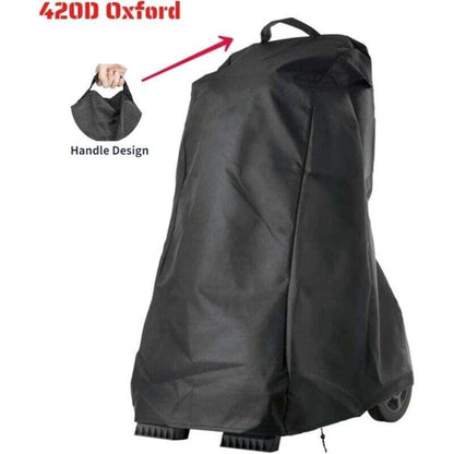 Pool Robot Cover, Garden Pool Cleaner Robot Cover with Handle and Drawstring, Waterproof, 420D Oxford Black, 56 x 66 x 107 cm