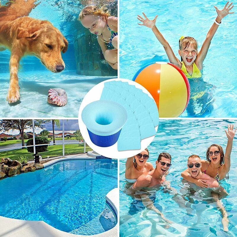 20 Pcs Pool Skimmer Socks, Pool Filter Socks, Reusable and Super Elastic Skimmer Socks for Skimmer Basket, Pump, Swimming Pool, SPA