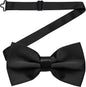 Adjustable Classic Pretied Bow Tie for Men, Women, and Boys - Men's Bowtie for Wedding, Costume Party and Formal Events