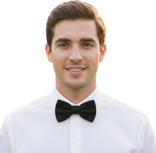 Adjustable Classic Pretied Bow Tie for Men, Women, and Boys - Men's Bowtie for Wedding, Costume Party and Formal Events