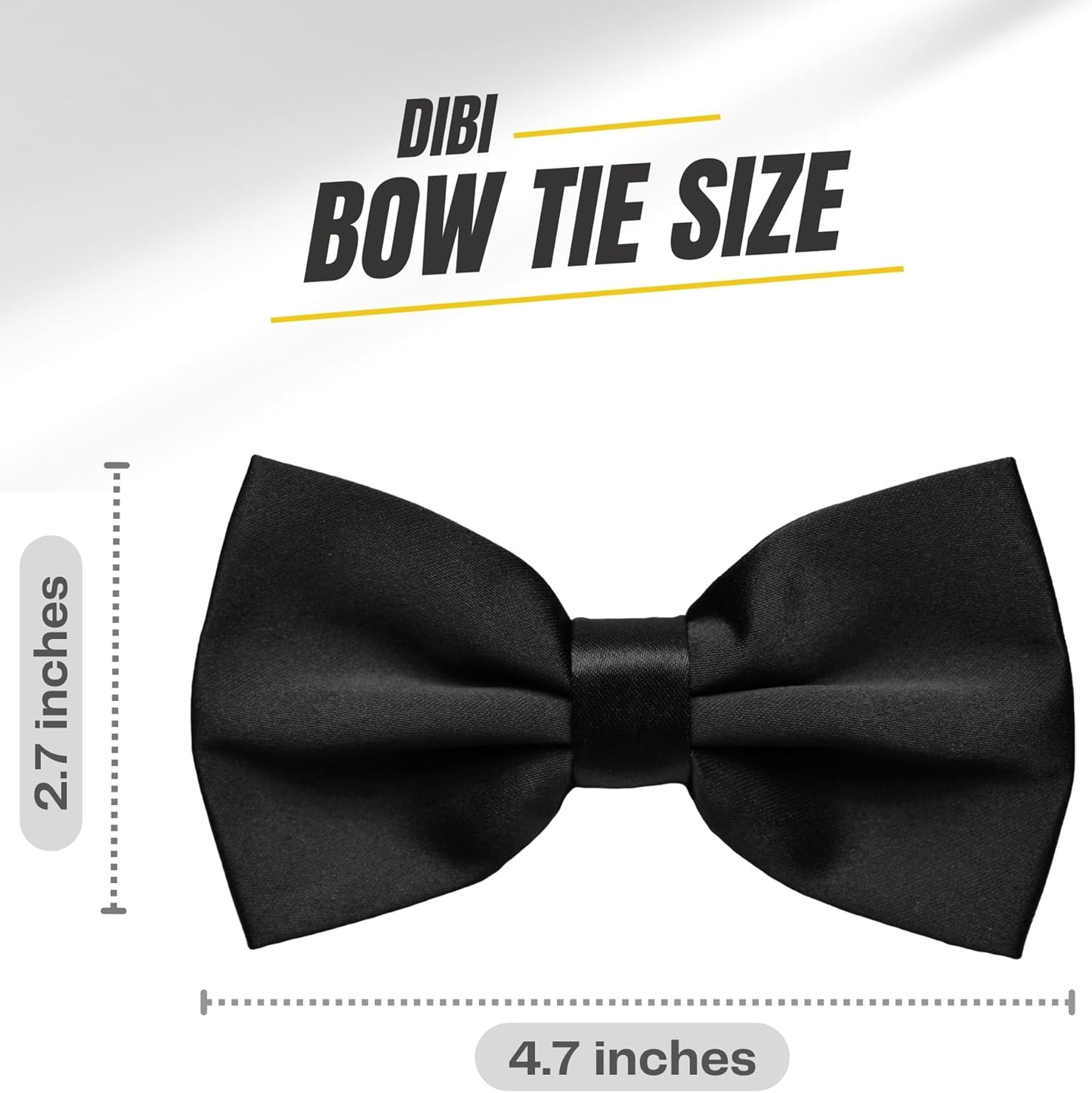 Adjustable Classic Pretied Bow Tie for Men, Women, and Boys - Men's Bowtie for Wedding, Costume Party and Formal Events