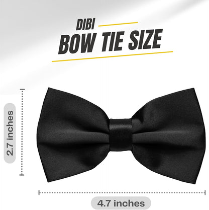 Adjustable Classic Pretied Bow Tie for Men, Women, and Boys - Men's Bowtie for Wedding, Costume Party and Formal Events
