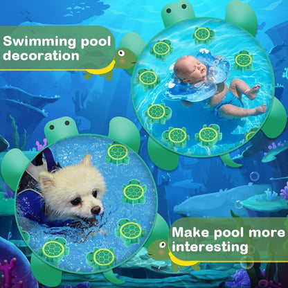 18 Pcs Oil Absorbing Sponge Hot Tub Scum Absorber Swimming Pool Spa Sponge Accessories Cleaning Kit to Collect Scum Grime and Oil from Hot Tub Swimming Pool and Spa(Turtle)
