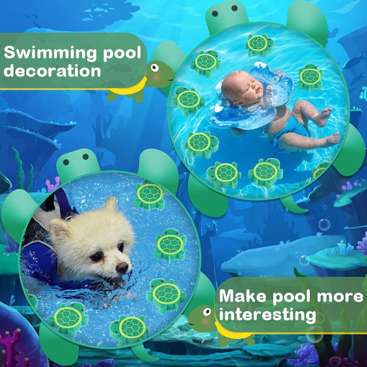 18 Pcs Oil Absorbing Sponge Hot Tub Scum Absorber Swimming Pool Spa Sponge Accessories Cleaning Kit to Collect Scum Grime and Oil from Hot Tub Swimming Pool and Spa(Turtle)