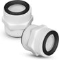 2Pcs 1.5’to 1.5’ Pool Hose Adapter, Pool Hose Connector Coupling Above Ground Pool Hose Adapter Compatible with Intex, Garden Hose Extender with 2 Rings Gaskets for 1.5 Inch Above Ground Pool Hose