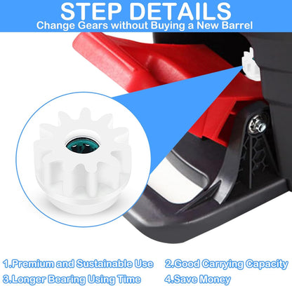 4Pcs Spin Mop Replacement Parts, Spin Mop Bucket Clutch Bearing Gear Sprockets Replacement Compatible with Ocedar, One Way Bearing Sprockets Pedal Repair Replacement for Vileda and More Rotation Mop