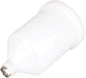 600ml Spray Paint Gun Cup Air Gravity Feed Paint Spray Auto Car Pot Threaded Connector Capacity for Spray Gun White