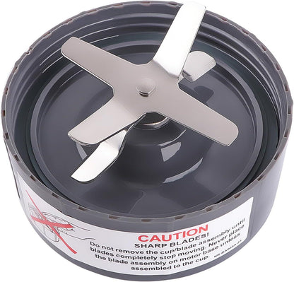 Replacement Extractor Blade, Fit for NutriBullet 600w / 900w Pro Extractor Blade Series, With One Extra Silicone Rubber Gaskets Seal O-Ring NutriBullet Blender Blade Replacement Parts