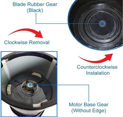 Blade Gears, Replacement 2 Base Gear Rubber Gears Spare Blender Replacement Parts Mixer Accessories, For Magic Bullet 250W Juicer