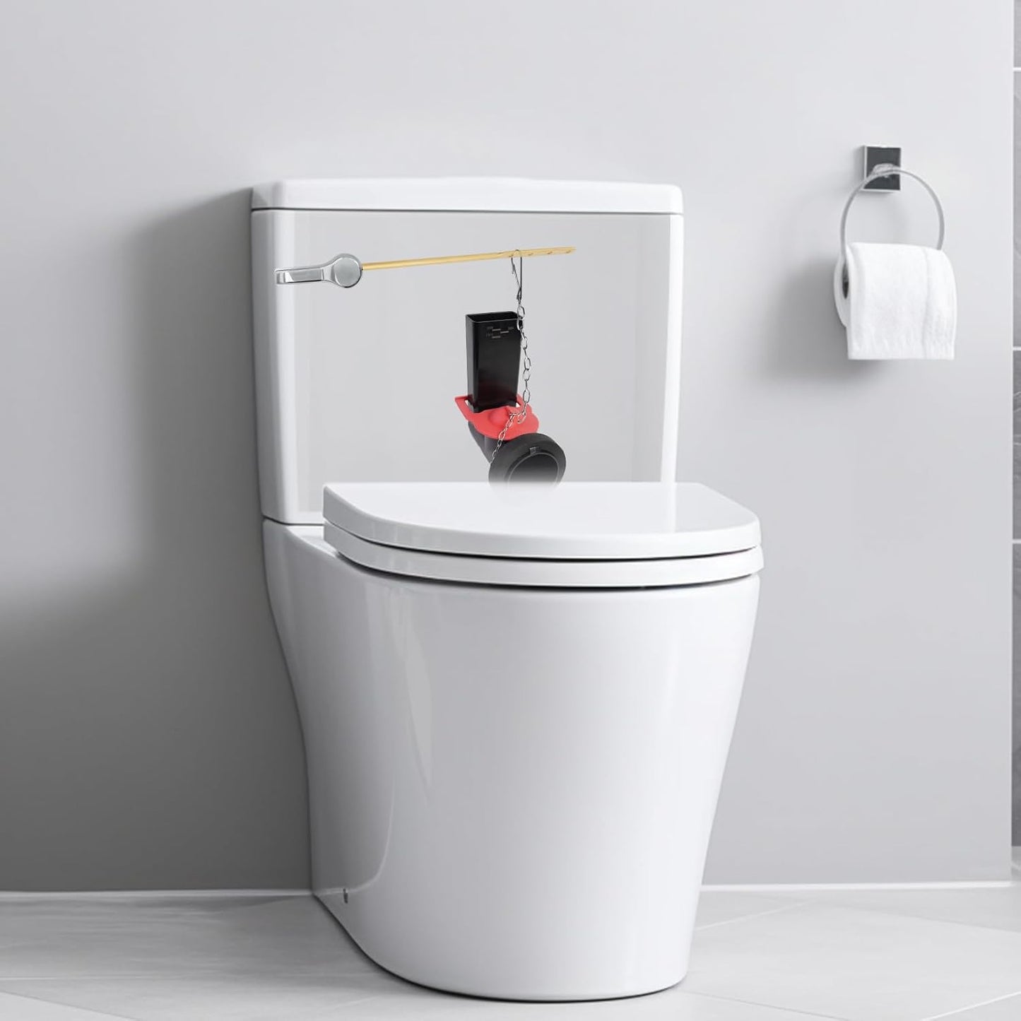 2 Pack Toilet Flapper Replacement Compatible with Kohler Hinge-Style Parts 84995 and 1000490 Flapper Replacement Water Saving, High Performance, Easy to Install