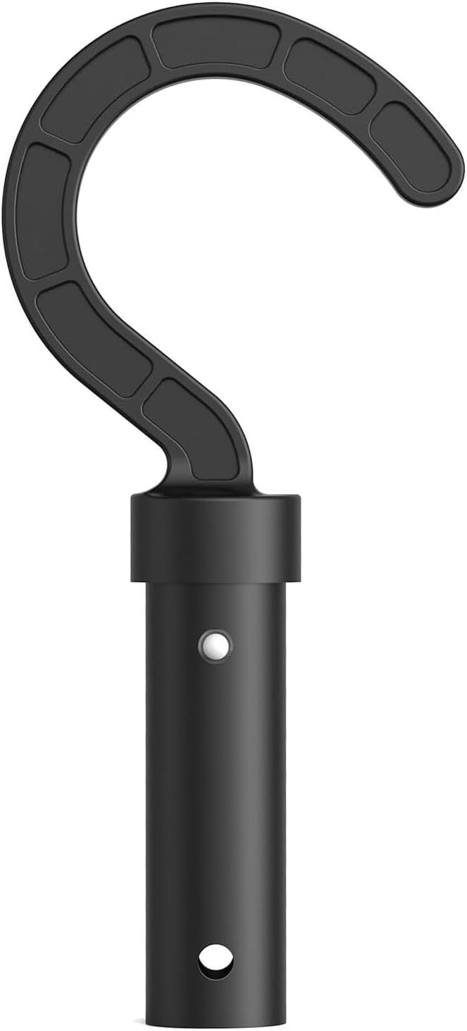 Hook for All Robotic Pool Cleaner,  Pool Accessories Hook Customized for Pool Vacuum Robot Including Cordless,Above Ground and Underwater,Attaches to Telescopic Poles (Gray)