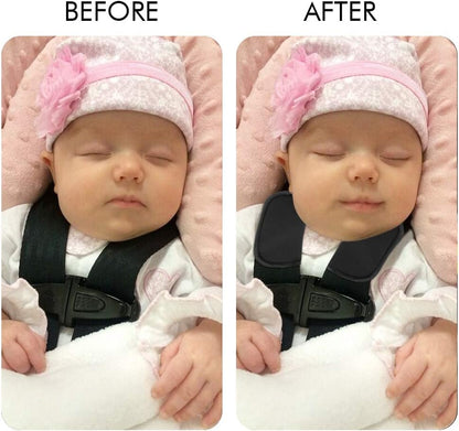 Car Seat Strap Pads for Baby Toddler Kids, Car Seat Strap Covers, Soft Car Seat Straps Shoulder Pads for All Baby Car Seats, Stroller, Pushchair, High Chair