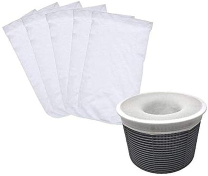 20 Pack Pool Skimmer Socks Fine Mesh Pool Socks fit for Swimming Pool and Spa Pre-Filter Savers Baskets and Skimmers