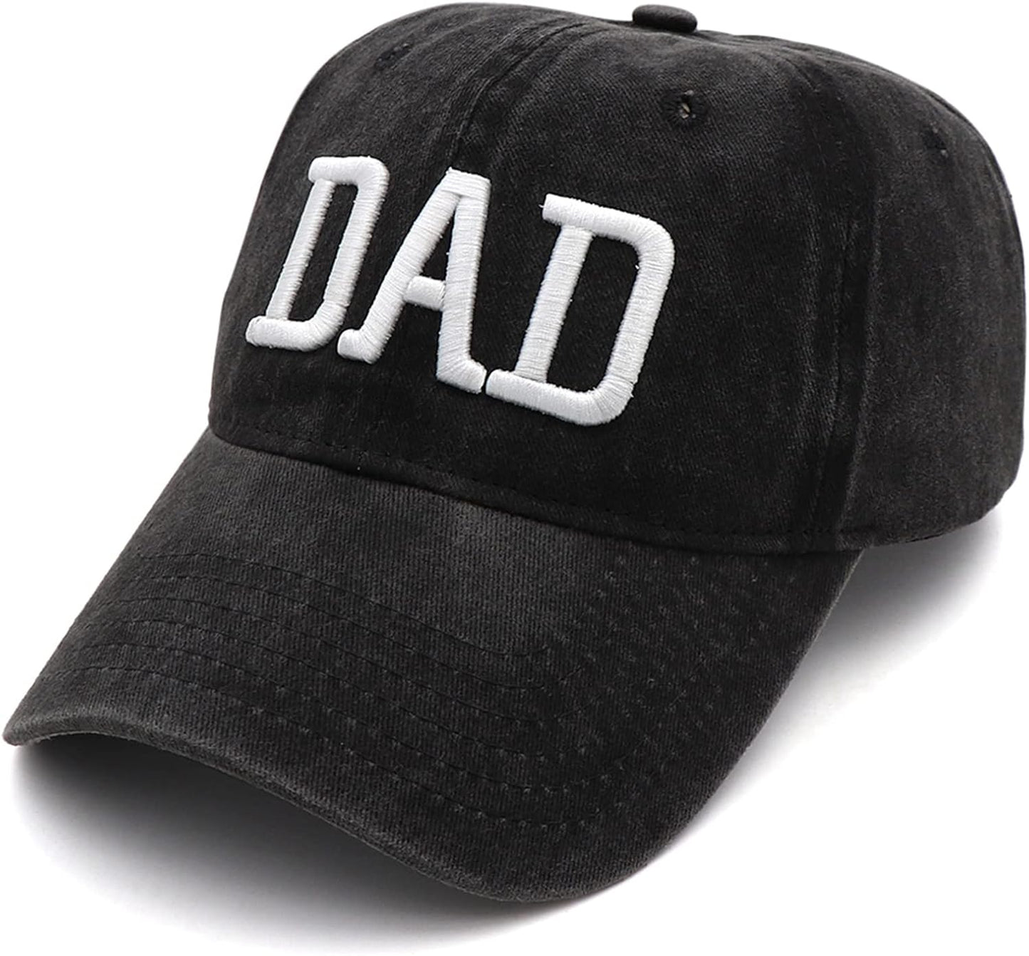 Mom and Dad Hats Fathers Day Mom Dad Gifts Hat Embroidered Adjustable Baseball Caps Gift for Couples Parents