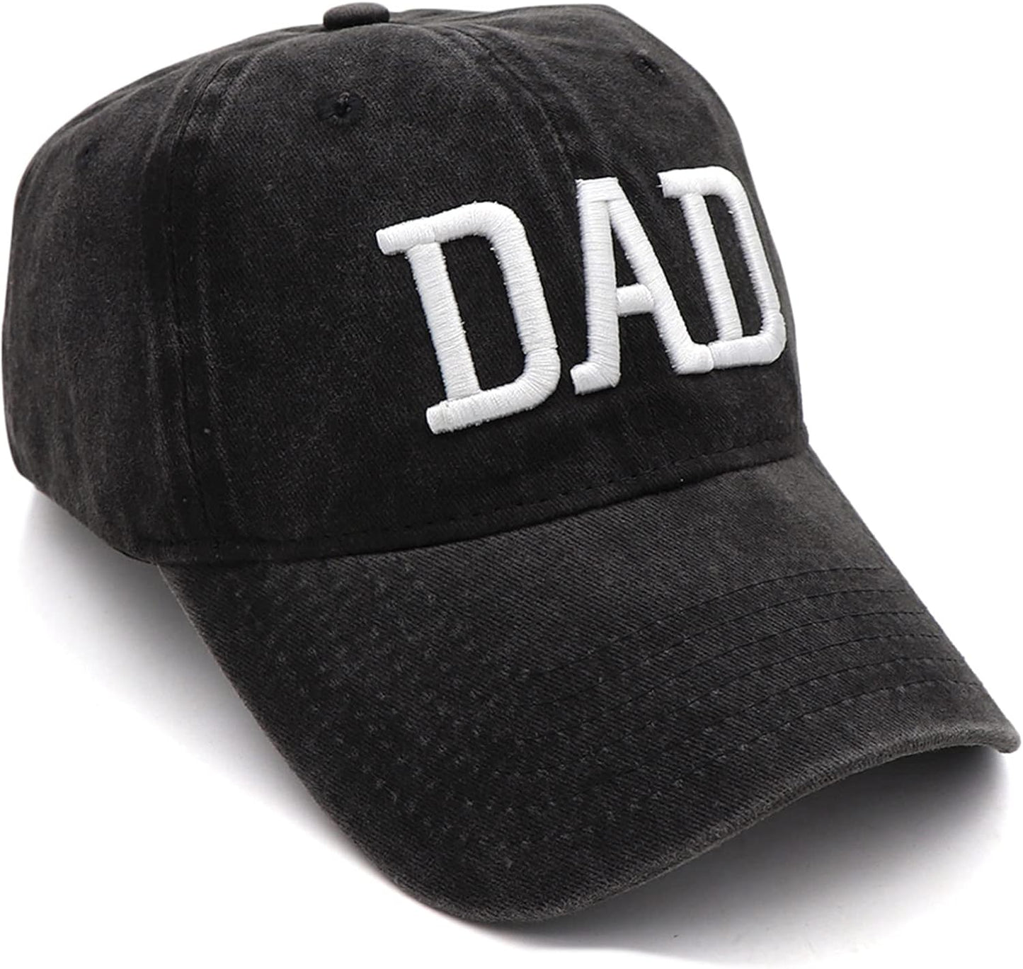 Mom and Dad Hats Fathers Day Mom Dad Gifts Hat Embroidered Adjustable Baseball Caps Gift for Couples Parents