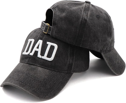 Mom and Dad Hats Fathers Day Mom Dad Gifts Hat Embroidered Adjustable Baseball Caps Gift for Couples Parents