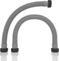 1.5" x 20" Pool Hose Replacement, Pack of 2 - Compatible with Above Ground Pools Filter Pump Hoses, Sand Filters, Saltwater Systems (1,500-2,500 GPH), Grey Gray