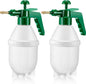 2 Pcs 27 oz Handheld Pump Spray Bottle Garden Mister Spray Bottles Lawn Pressure Hand Pump Sprayer with Adjustable Nozzle for Chemicals Watering Weeds Plants and Cleaning (Green)