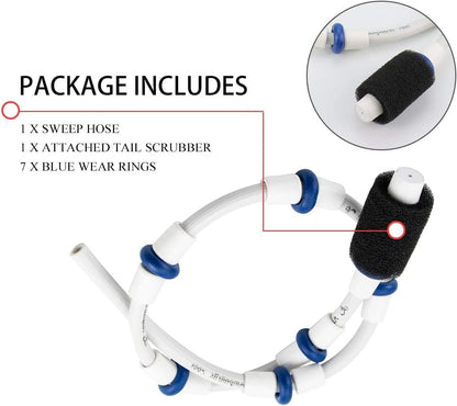 Automatic Pool Cleaner Sweep Hose Complete B5 B-5 Replacement or Zodiac Polaris 280 380 480 180 Pool Cleaner - 2 Pack