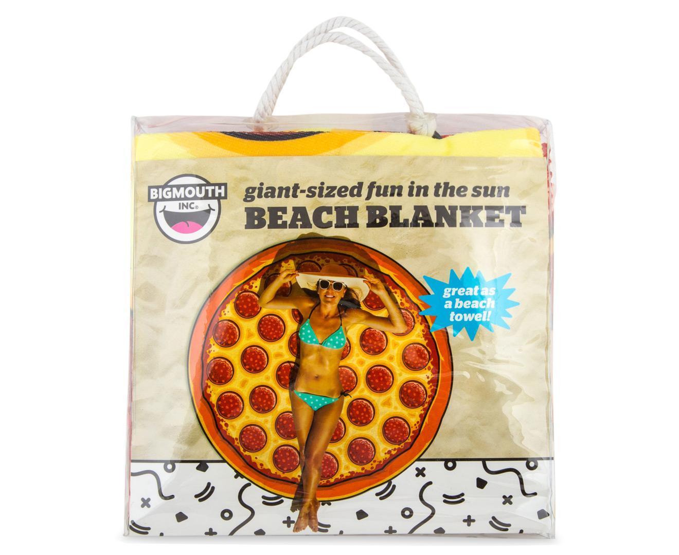 BigMouth Inc. 152cm Gigantic Pizza Beach Blanket Outdoor Pool Travel Mat Round