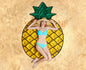 BigMouth Inc. 152cm Gigantic Pineapple Beach Blanket Outdoor Swimming Pool Mat