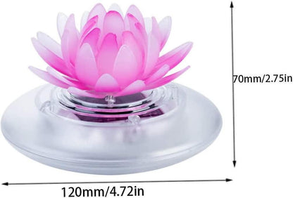 Pool floating light waterproof pool floating pond light lotus solar light for swimming pool pond garden decoration,garden pool light for garden