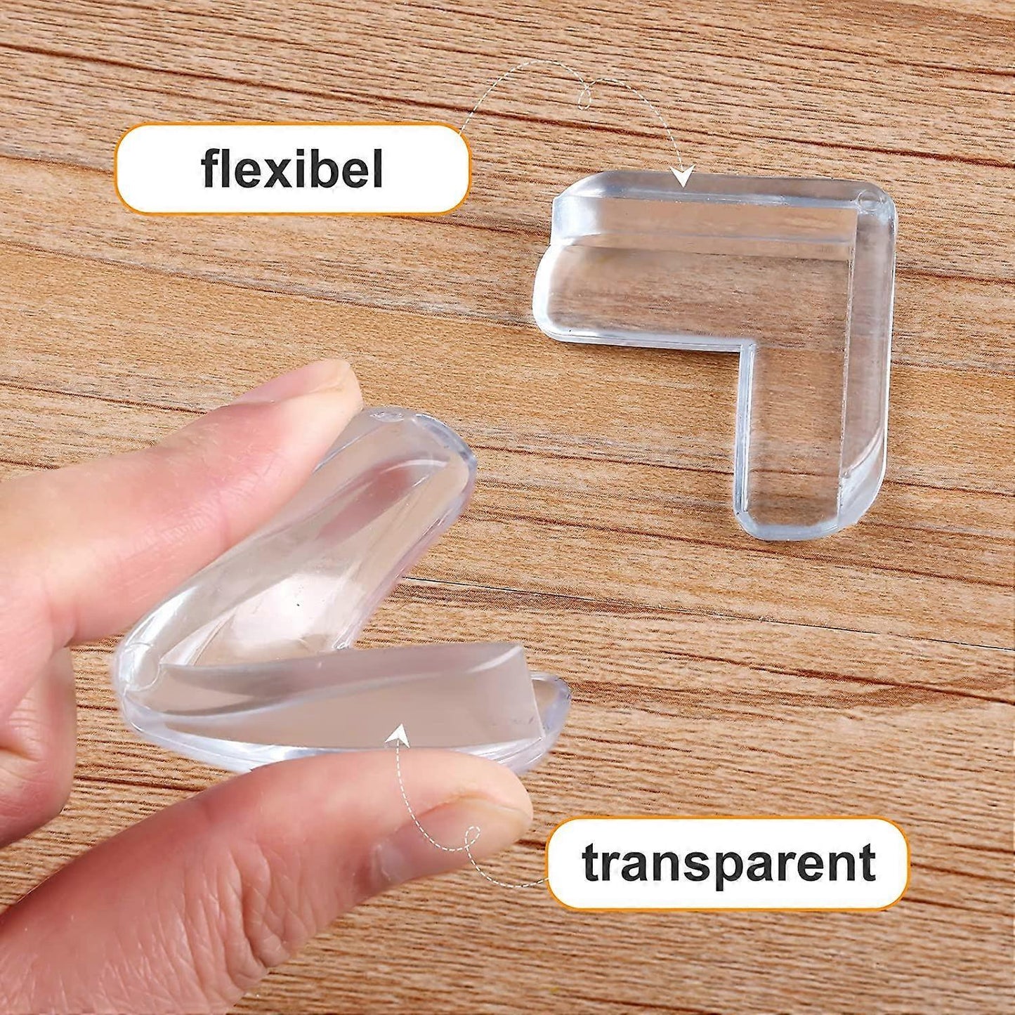 20pcs Transparent Babies Table Corner Protectors - Thickened Furniture Guards for Babies