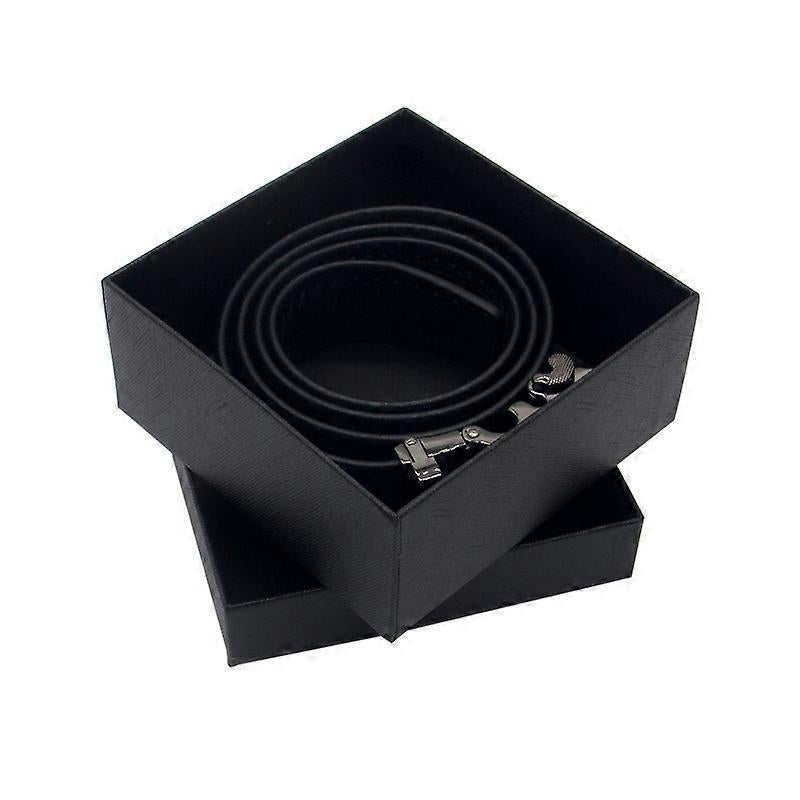 120cm Men's Coffee Leather Belt, Father's Day Gift
