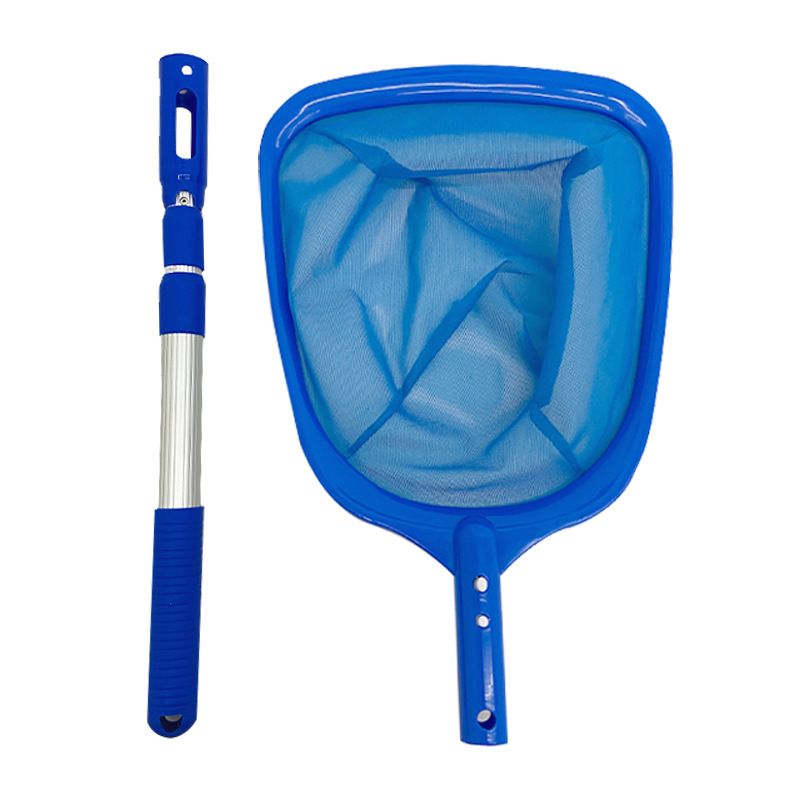Pool Cleaning Set with Leaf Net, Sponge, Brush, Telescopic Rod