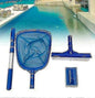 Pool Cleaning Set with Leaf Net, Sponge, Brush, Telescopic Rod