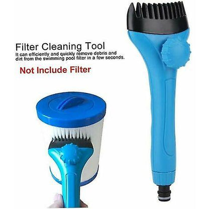 Pool Filter Cartridge Cleaning Brush, Detachable Spa Cleaner