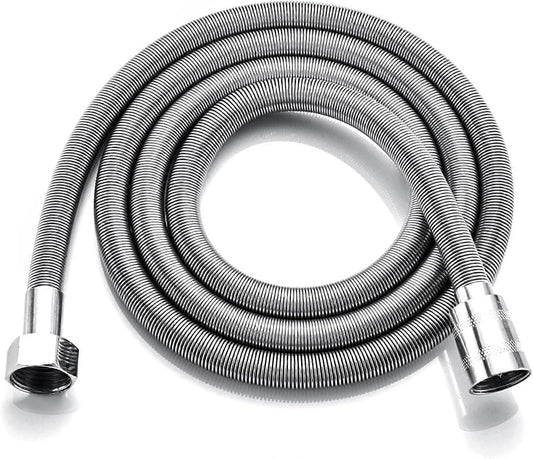 2m Stainless Steel Universal Shower Hose, Flexible Bathroom Replacement Hose