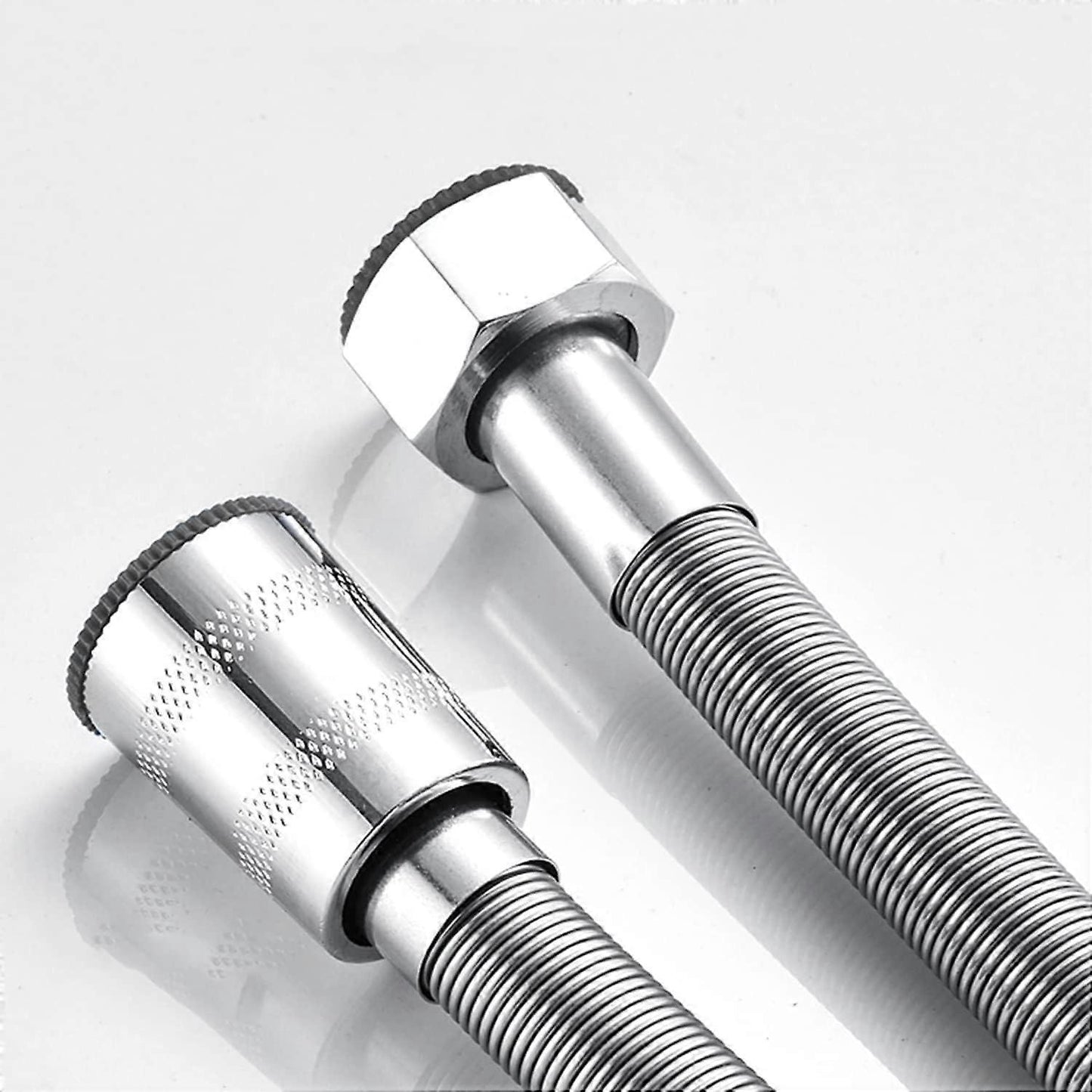 2m Stainless Steel Universal Shower Hose, Flexible Bathroom Replacement Hose