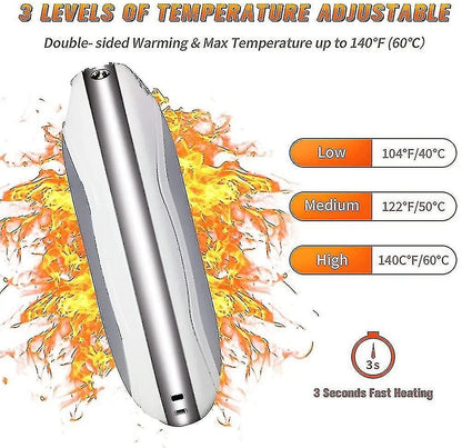 10000mAh USB Rechargeable Electric Hand Warmer & Power Bank